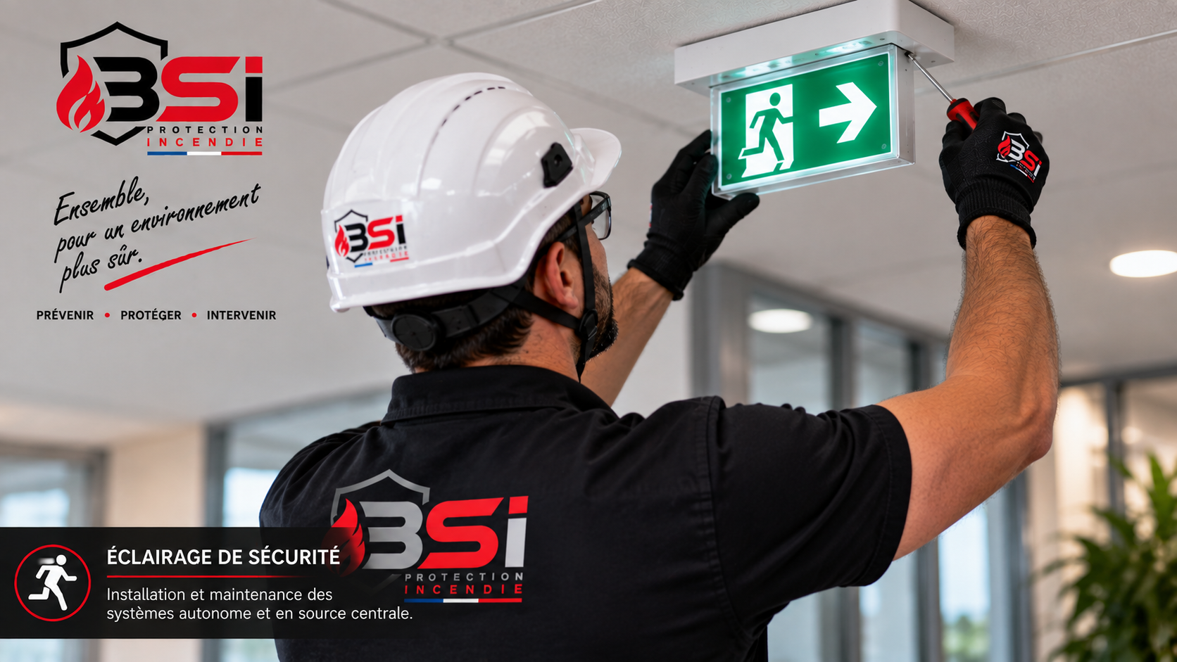 Éclairage de sécurité — BSI Protection Incendie